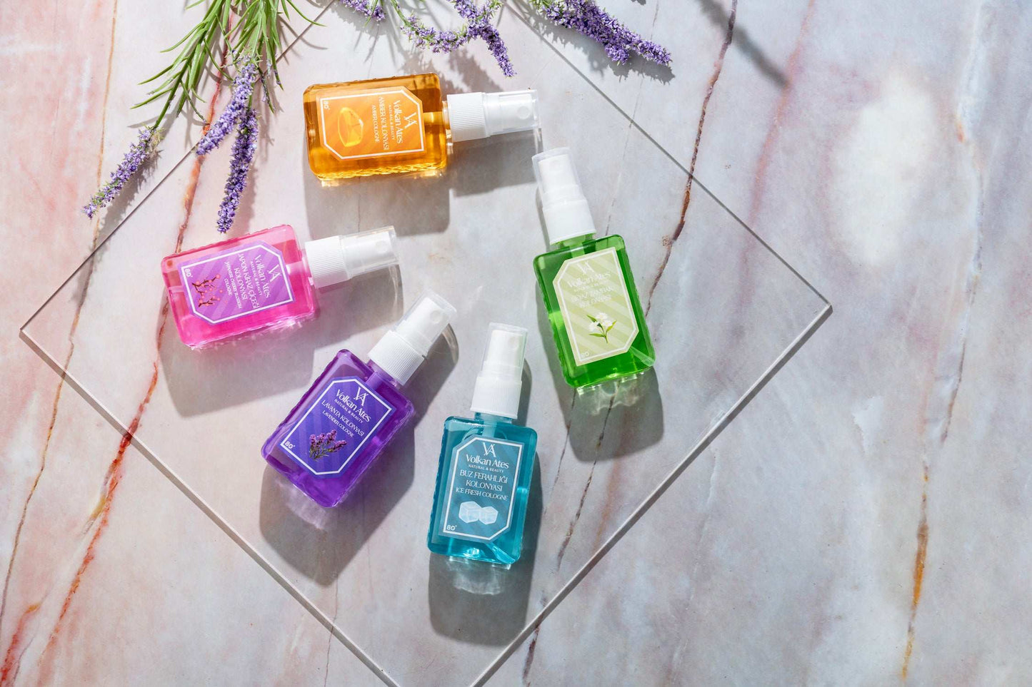 PERFUMED TOILETTE SET OF 5 X 50 ML
