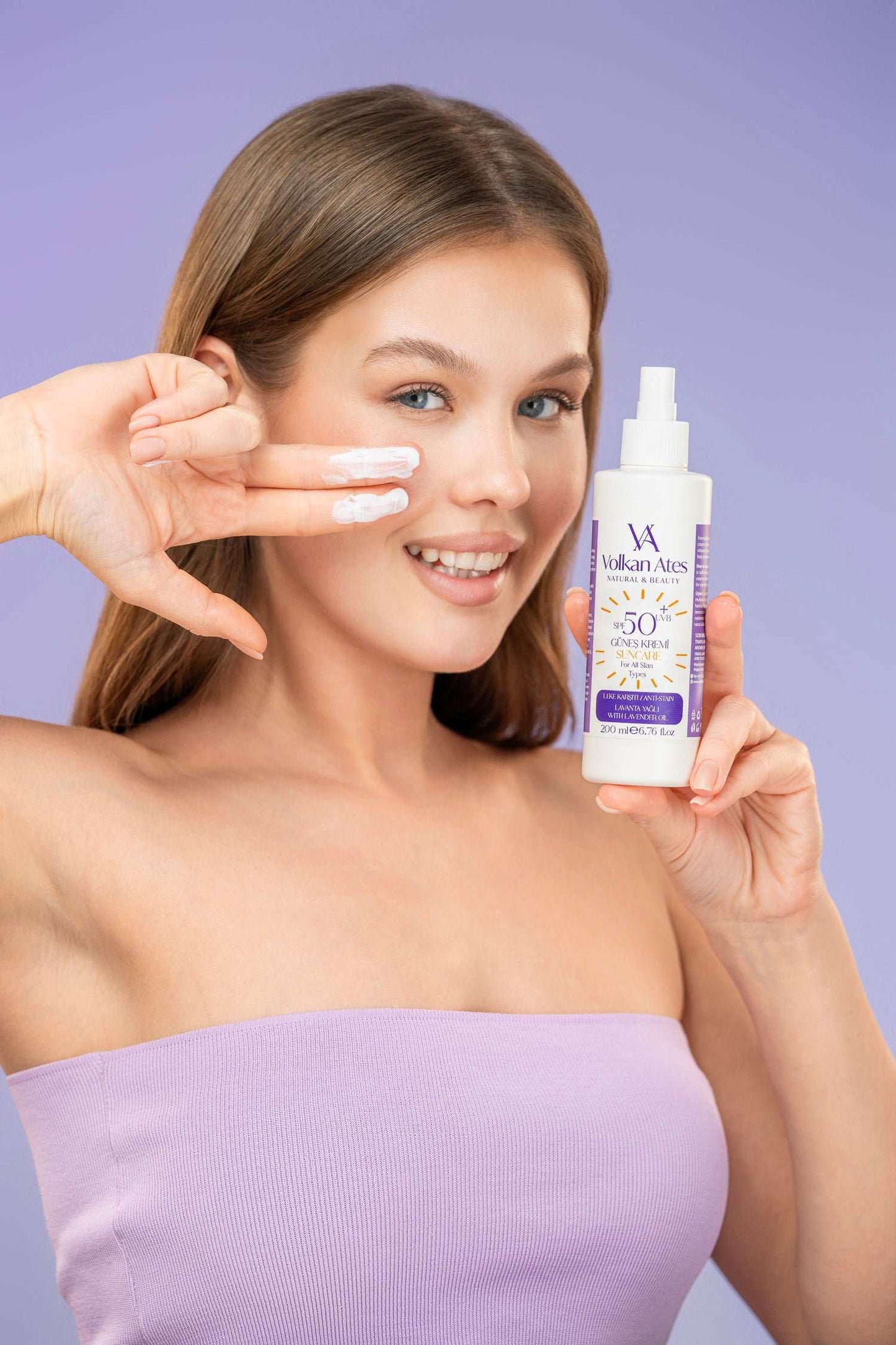 SUN CREAM 50 SPF WITH LAVENDER OIL 200 ML