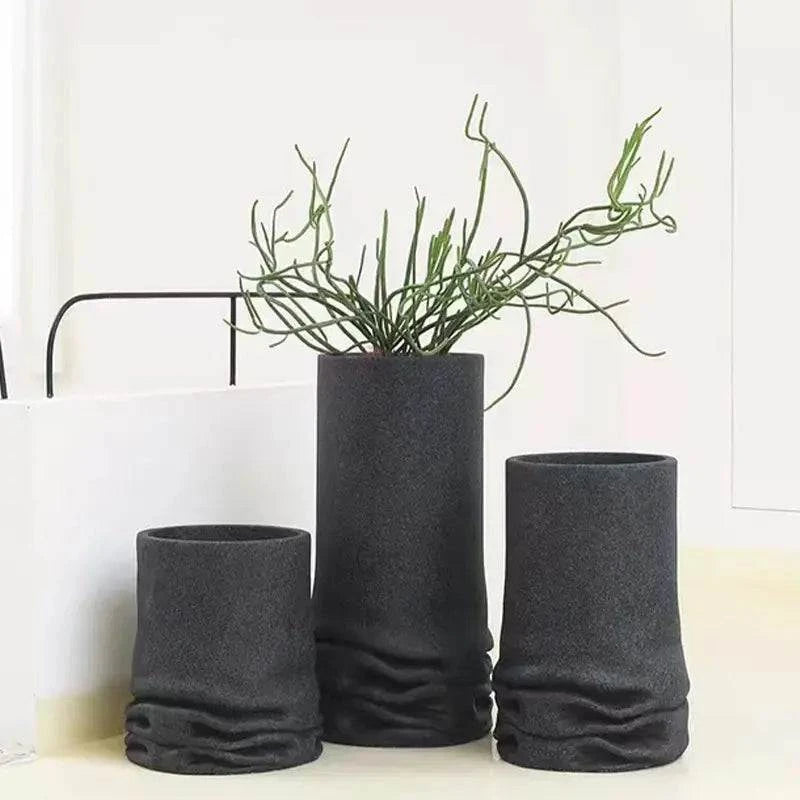 Draped Form Fiberglass Planter