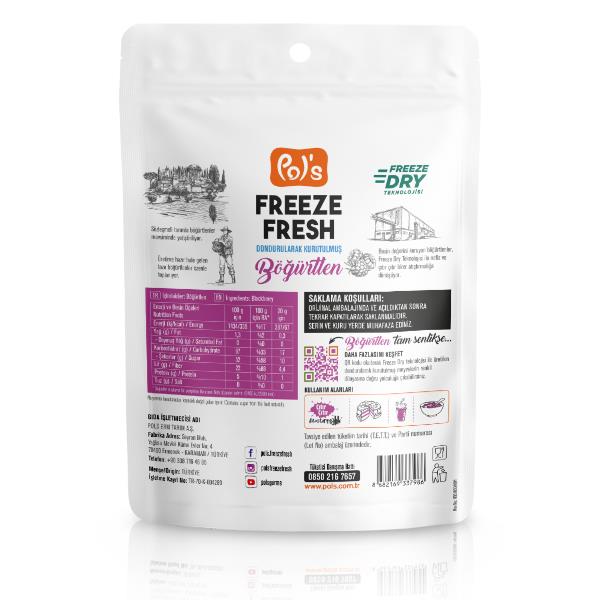Pol's Freeze Fresh Freeze Dried Blackberries 20g