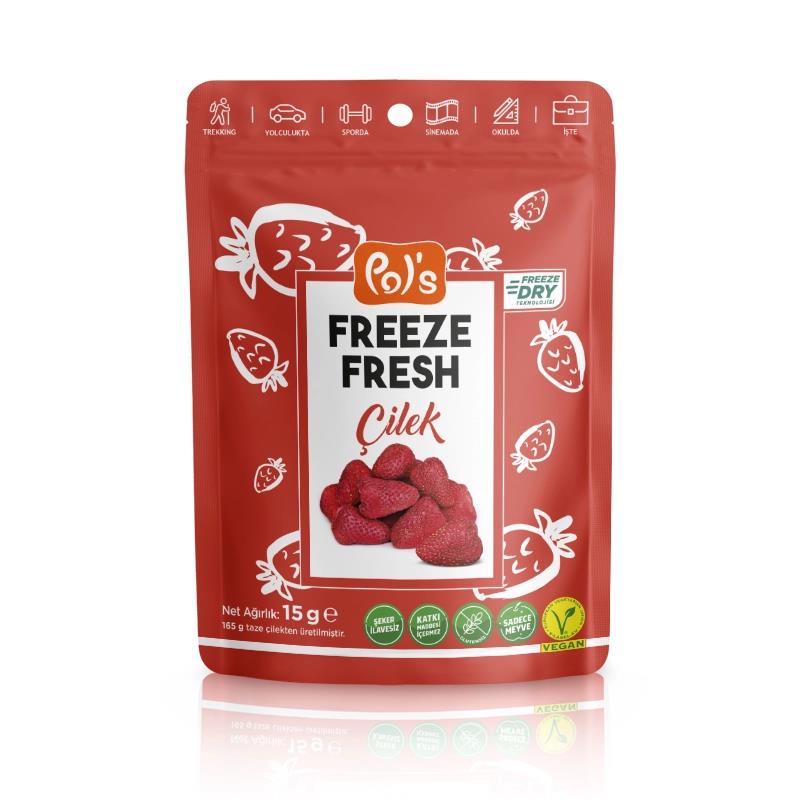 Pol's Freeze Fresh Freeze Dried Strawberries 15g