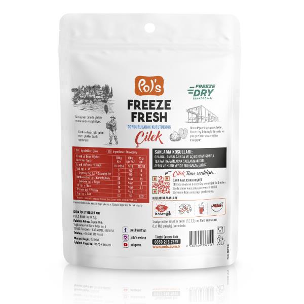 Pol's Freeze Fresh Freeze Dried Strawberries 15g