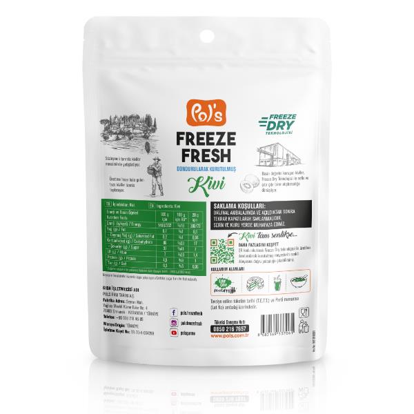 Pol's Freeze Fresh Freeze Dried Kiwi 20g