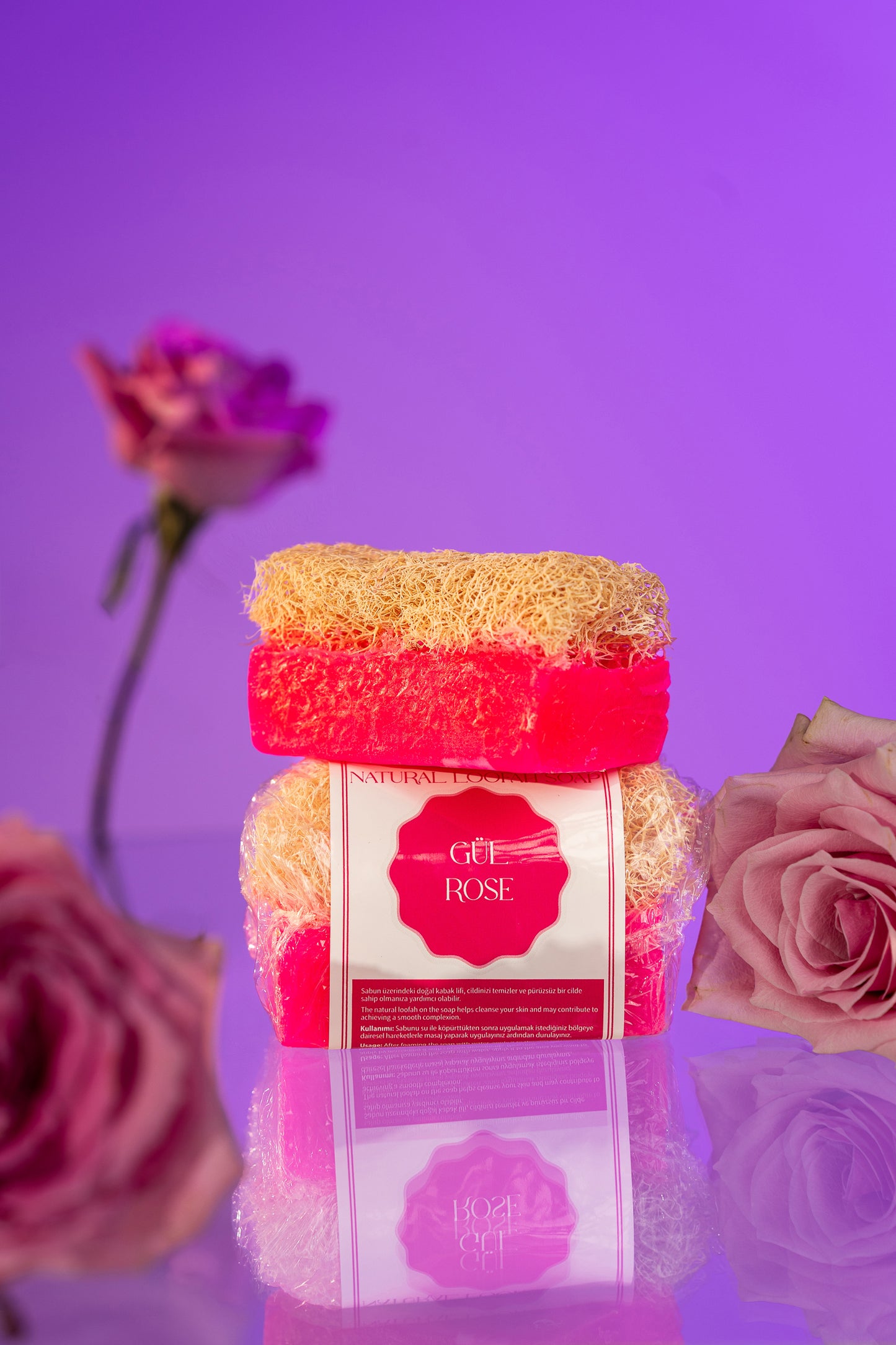 Rose Loofah Soap