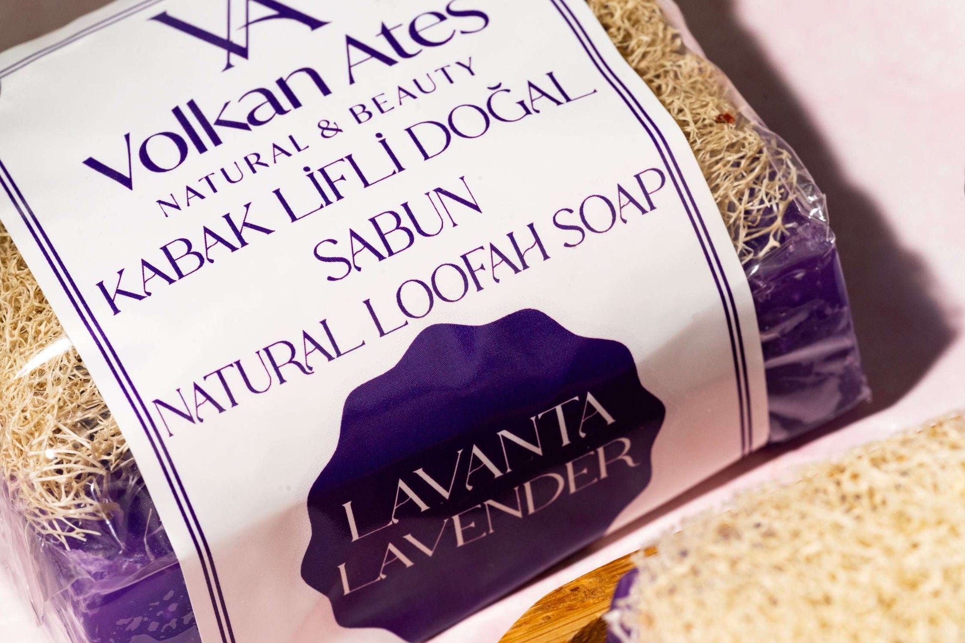 NATURAL LAVENDER LOOFAH SOAP 130 GRAM