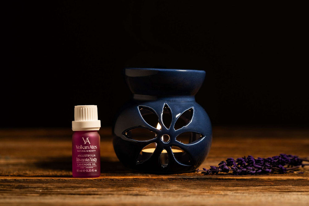 Ceramic Incense Burners Set Lavender Oil