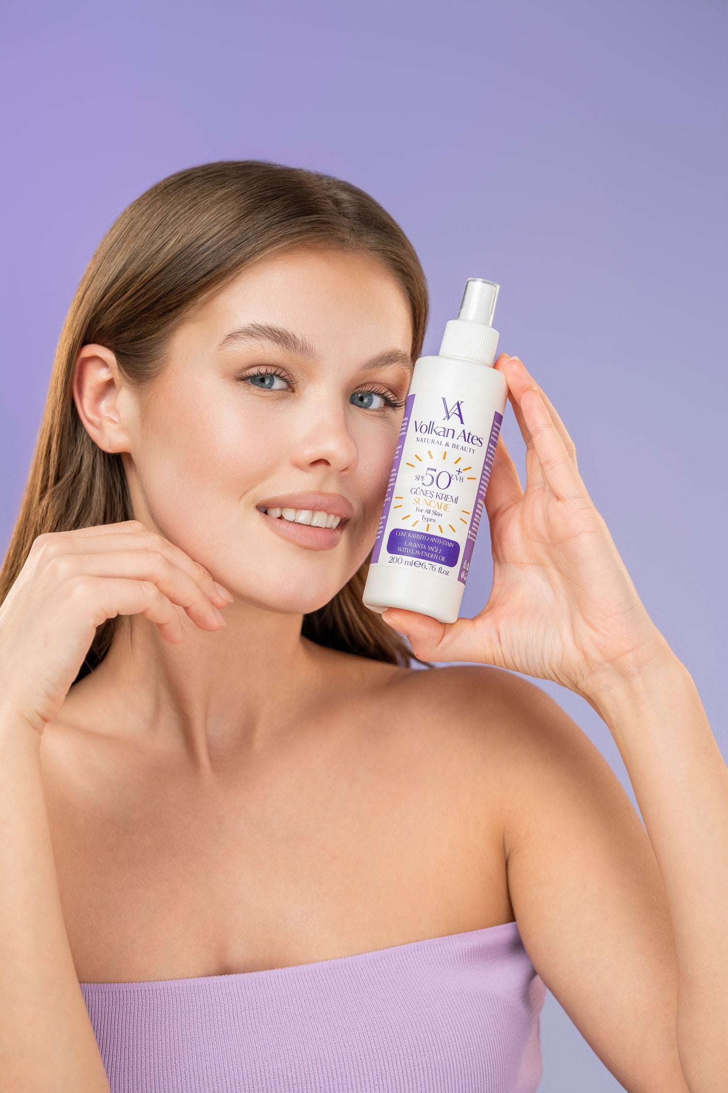 SUN CREAM 50 SPF WITH LAVENDER OIL 200 ML