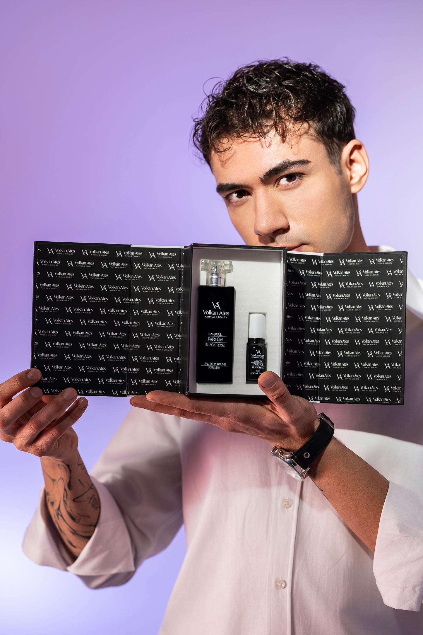 عطر وجوهر الورد الأسود للرجال ٥٠ + ١٠ مل