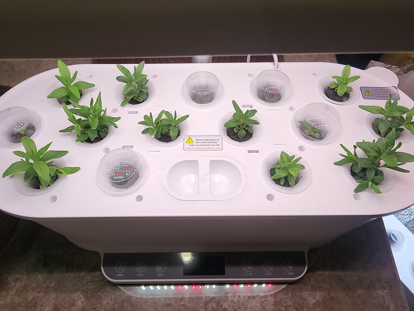 نظام الزراعة المائية الذكي ١٥ وعاءً